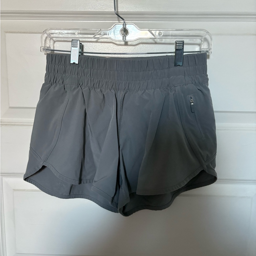 Gray Lululemon Track That shorts